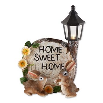 Zingz Home Solar Home Sweet Home Bunnies