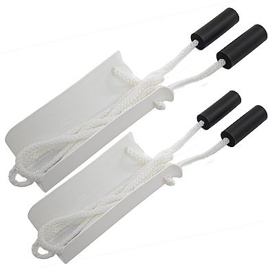 Sock Slider Aid 2 Pack for Seniors Mobility - Adjustable 40" Ropes, Foam Handles & Anti-Slip