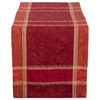 DII Harvest Wheat Jacquard Table Runner