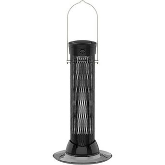 Droll Yankees Black Onyx Clever Clean Finch Magnet Nyjer Mesh Thistle Tube Bird Feeder