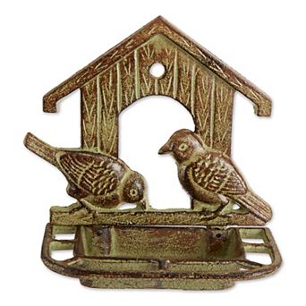 Zingz Home Wall Mounted Cast Iron Bird Feeder