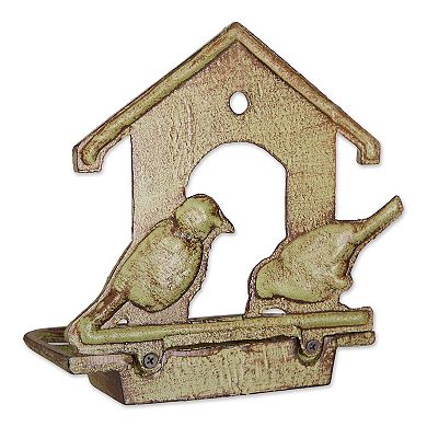 Zingz Home Wall Mounted Cast Iron Bird Feeder