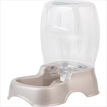 3 Gallon Automatic Water Dispenser Made, Pearl Tan Pet Bowl for Cats Dogs