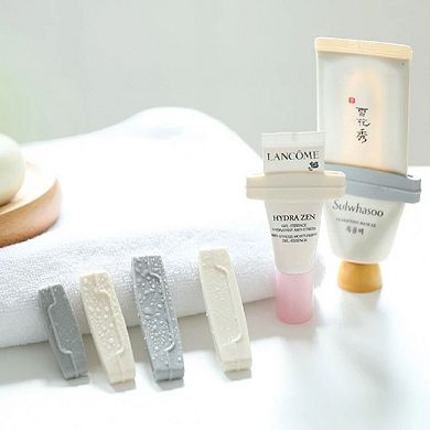 6 Pack Tube Squeezer Set Plastic Toothpaste Dispenser Bathroom Tool