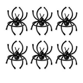 DII Spider Napkin Ring Set/6