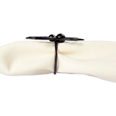 DII Spider Napkin Ring Set/6