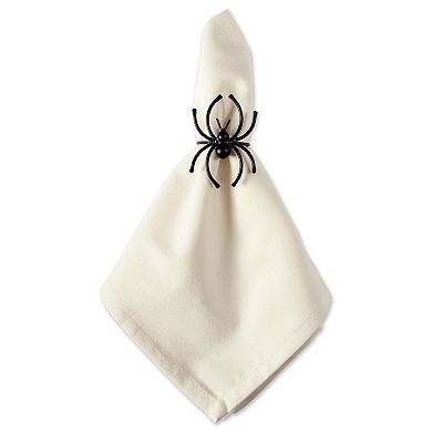 DII Spider Napkin Ring Set/6