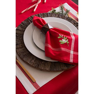 DII Christmas Embellished Napkin Set/6
