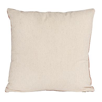 Hello Honey Tropical Embroidered Velvet Pillow, Multicolor