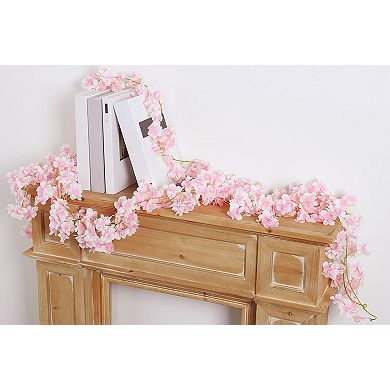 35.4f Cherry Blossom Flowers Garland Artificial Silk Sakura Vines Hanging Spring Wedding Party