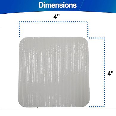 16pc Rug Grippers - Non-Slip Vacuum Suction Pads, Reusable for Hard Floors