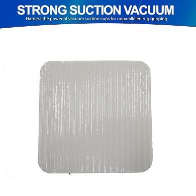 16pc Rug Grippers - Non-Slip Vacuum Suction Pads, Reusable for Hard Floors