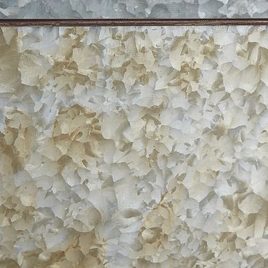 Zingz Home Rectangle Galvanized Metal Wall Planter