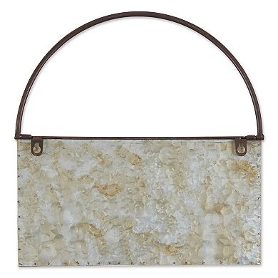 Zingz Home Rectangle Galvanized Metal Wall Planter