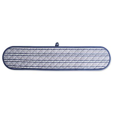 DII French Blue Chef Stripe Double Oven Mitt