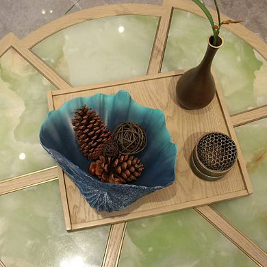 Caribbean Blue Sea Shell Decorative Bowl