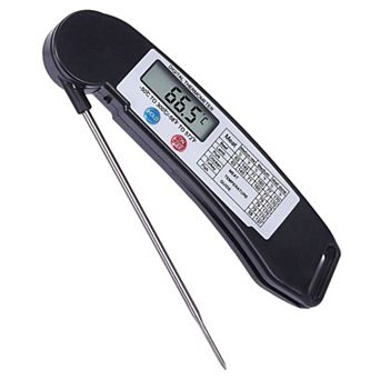 Instant Read Digital Meat Thermometer Stainless Steel Probe for BBQ Cooking