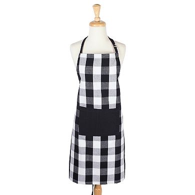 DII Black Buffalo Check Chef Apron