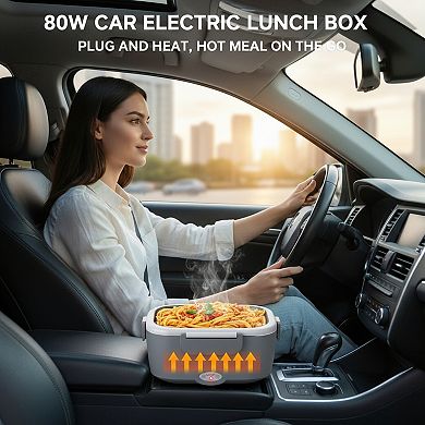 Electric Lunch Box Portable Food Warmer for Car and Travel