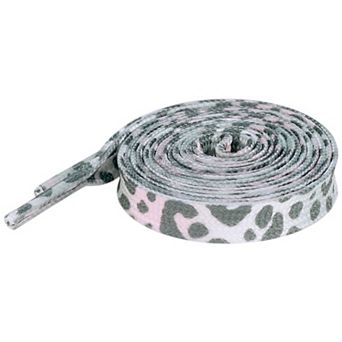 Women's Leopard Shoelaces Tie Dye Gradient for Sports Sneakers 2 Pairs 47.2"