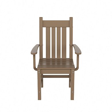 Westintrends Outdoor Patio Dining Armchair