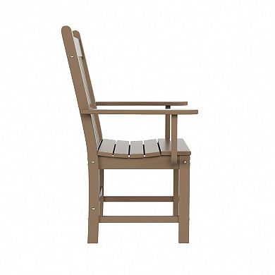 Westintrends Outdoor Patio Dining Armchair