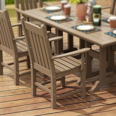 Westintrends Outdoor Patio Dining Armchair