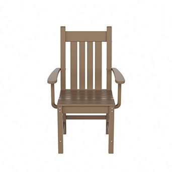 Westintrends Outdoor Patio Dining Armchair