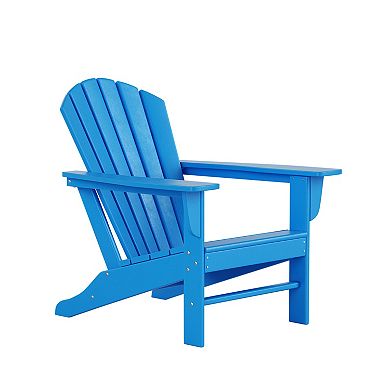 Westintrends Outdoor Adirondack Chair With Side Table