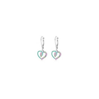 Kids Heart Hypoallergenic Earrings for Girls with Sterling Silver Leverbacks