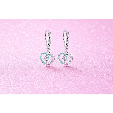 Kids Heart Hypoallergenic Earrings for Girls with Sterling Silver Leverbacks