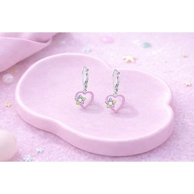 Kids Heart Hypoallergenic Earrings for Girls with Sterling Silver Leverbacks