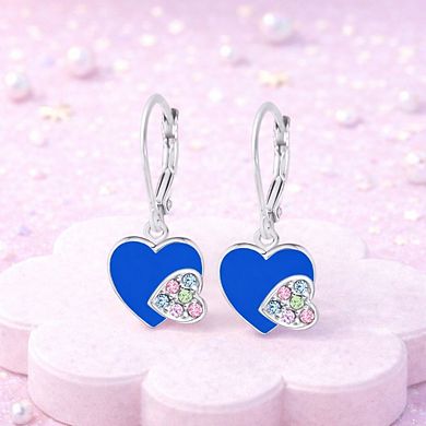 Kids Heart Hypoallergenic Earrings for Girls with Sterling Silver Leverbacks