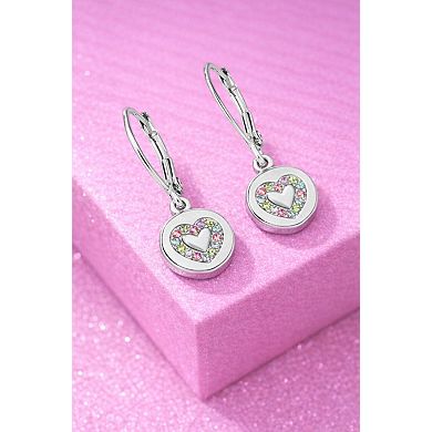 Kids Heart Hypoallergenic Earrings for Girls with Sterling Silver Leverbacks