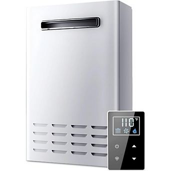 Propane Tankless Water Heater, 5.2 GPM 110V 130000 BTU Instant Hot Water with Temper Control