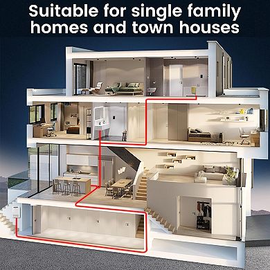 Propane Tankless Water Heater, 5.2 GPM 110V 130000 BTU Instant Hot Water with Temper Control