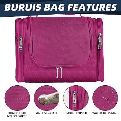 Large Toiletry Bag, Hanging Travel Bag for Toiletries