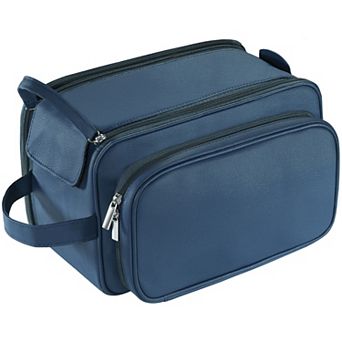 Large PU Leather Toiletry Bag, Travel Toiletry Organizer