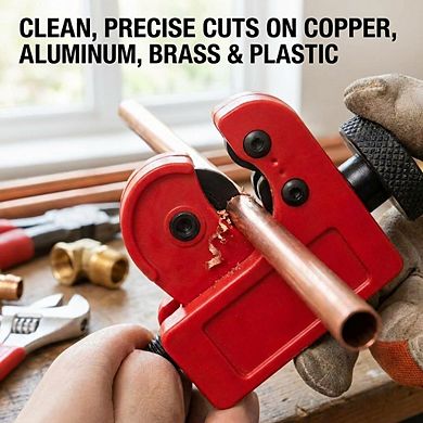 CASAFOYER Pipe Cutter Tool, Heavy Duty PVC, Copper Pipe & Metal Tube Cutter