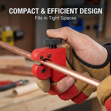 CASAFOYER Pipe Cutter Tool, Heavy Duty PVC, Copper Pipe & Metal Tube Cutter