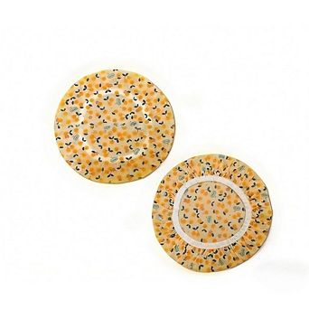 Great Ambitions Reusable Beeswax Bowl Covers (2 Pack), 12 Inch Elastic Bread Proofing Covers