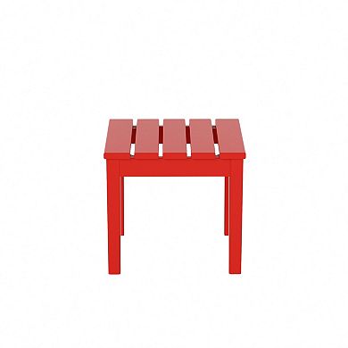 Westintrends Outdoo/ Patio Modern Adirondack Side Table