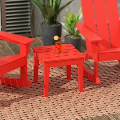 Westintrends Outdoo/ Patio Modern Adirondack Side Table