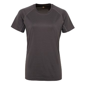 Tri Dri Womens/Ladies Panelled Crew Neck T-Shirt