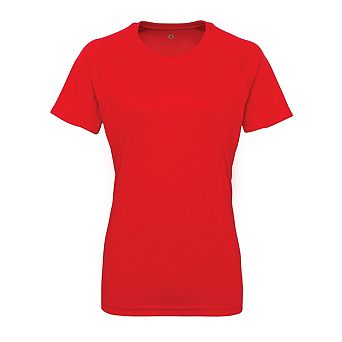 Tri Dri Womens/Ladies Panelled Crew Neck T-Shirt