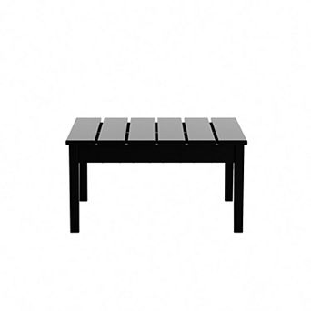 Westintrends Outdoor/patio Modern Adirondack Conversation Table