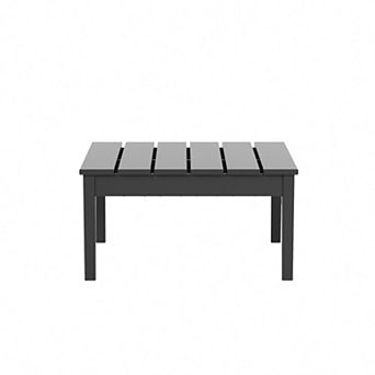 Westintrends Outdoor/patio Modern Adirondack Conversation Table