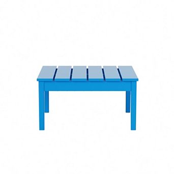 Westintrends Outdoor/patio Modern Adirondack Conversation Table