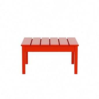 Westintrends Outdoor/patio Modern Adirondack Conversation Table