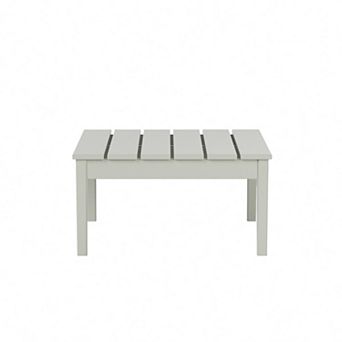 Westintrends Outdoor/patio Modern Adirondack Conversation Table